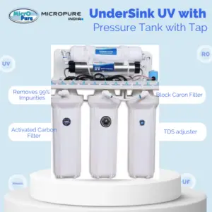 Under sink UV With Pressure tank with Tap